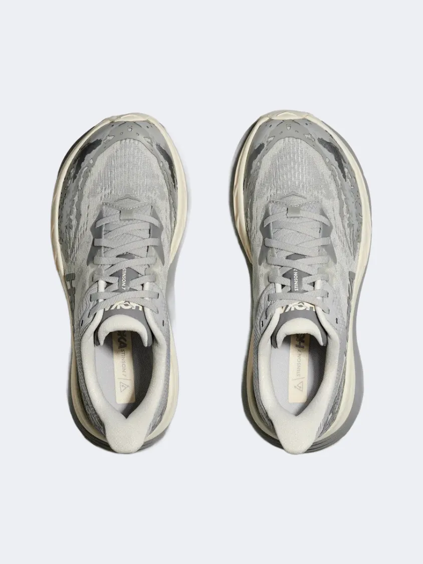 Hoka Stinson 7 Men Lifestyle Shoes Grey Mens Urban Style Comfort Shoes
