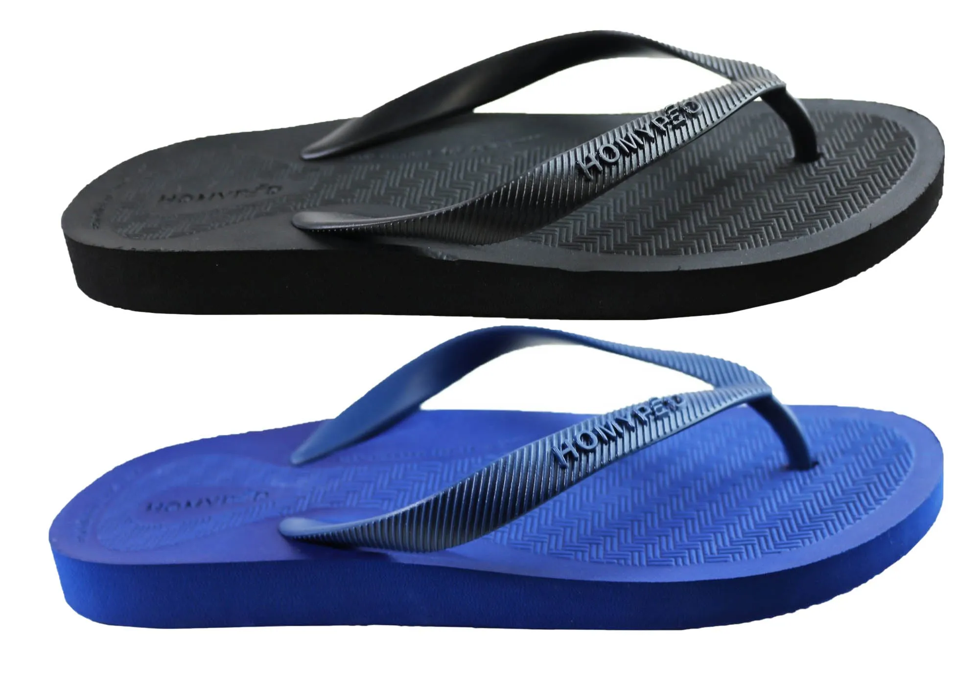 Homyped Healey Mens Supportive Comfort Extra Extra Wide Thongs Homyped Shoes