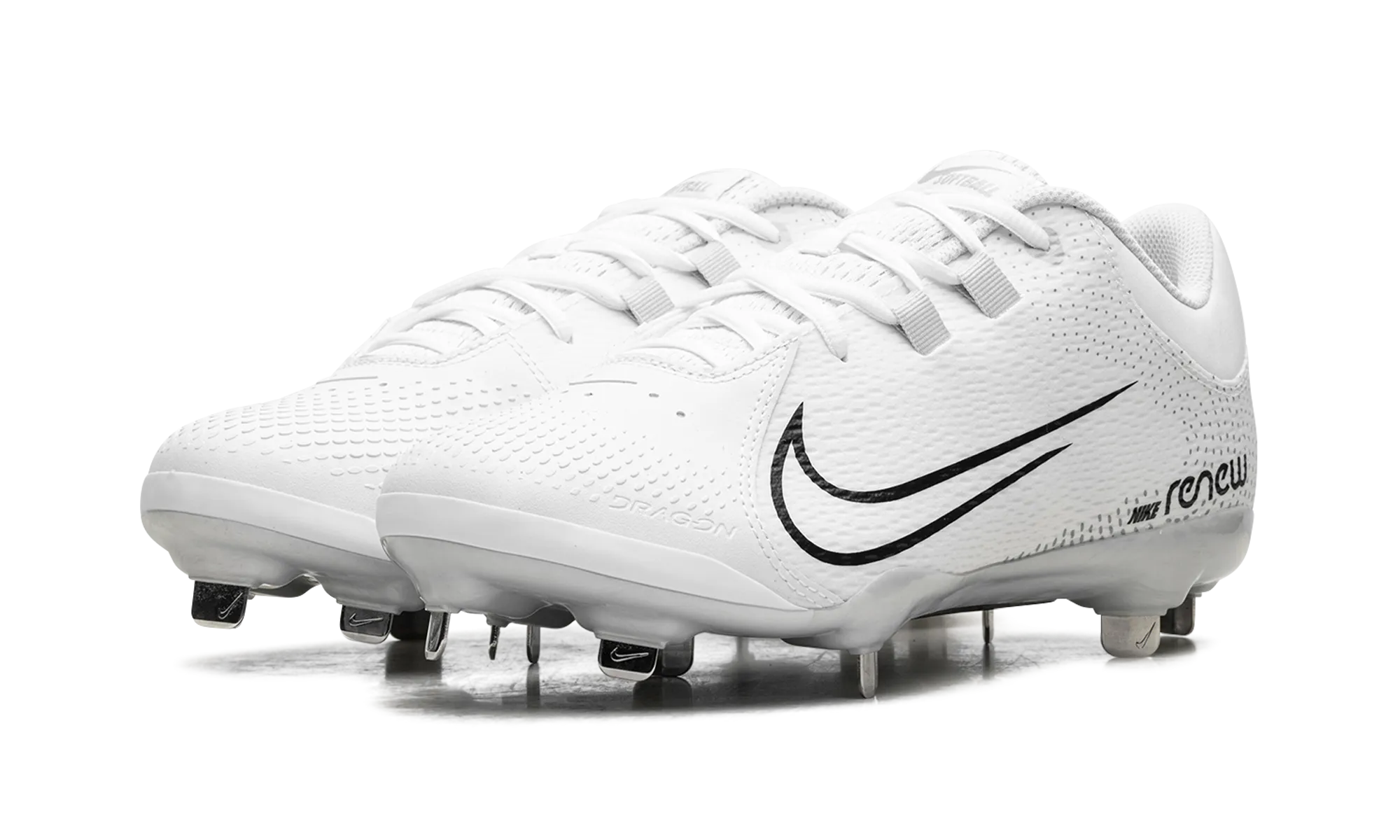 Hyperdiamond 4 Pro Softball Cleats WMNS "WHITE BLACK" nike womens breathable trainers