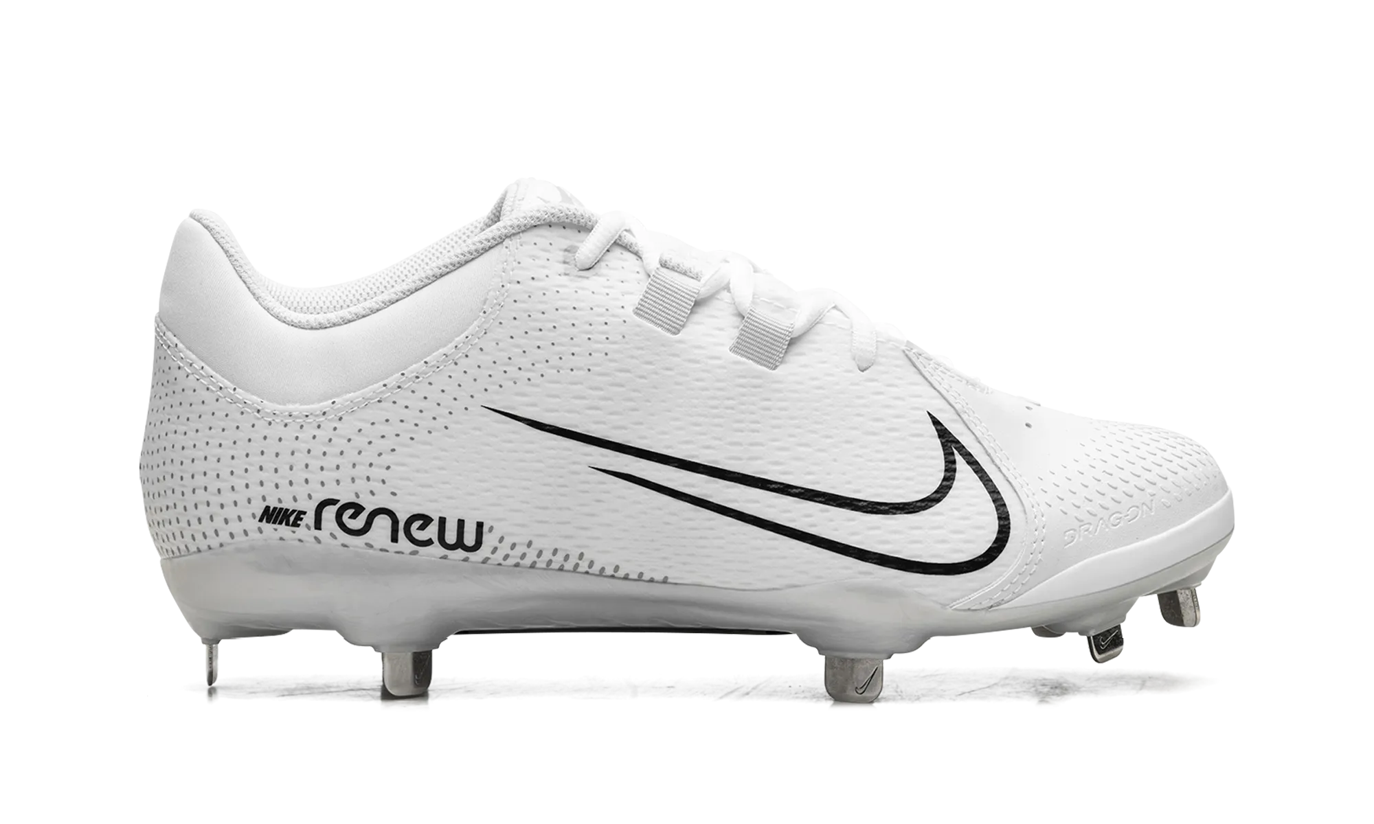 Hyperdiamond 4 Pro Softball Cleats WMNS "WHITE BLACK" nike womens breathable trainers