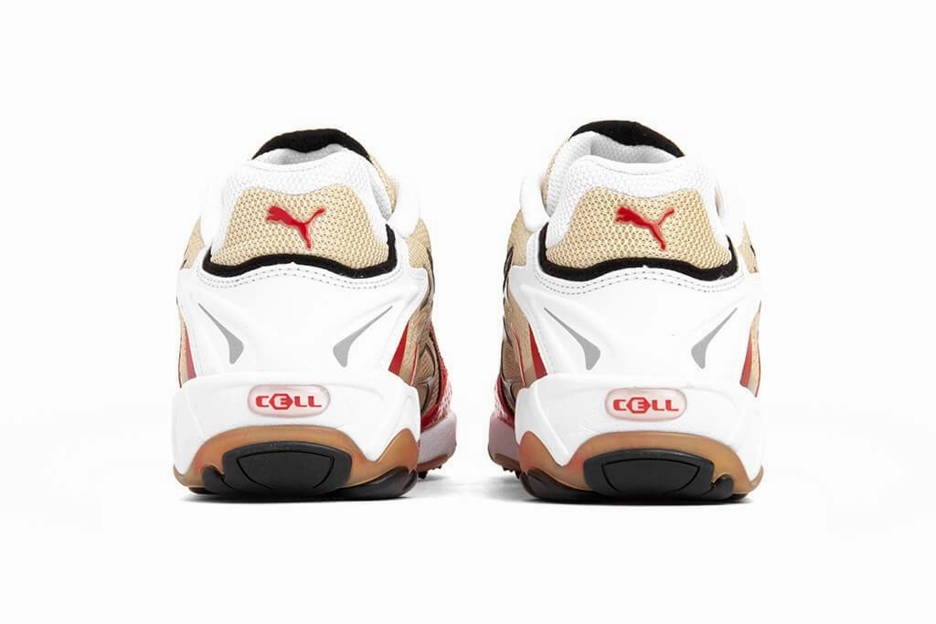 Inhale - Summer Melon/High Risk Red/White Puma Stripe Logo Trainers
