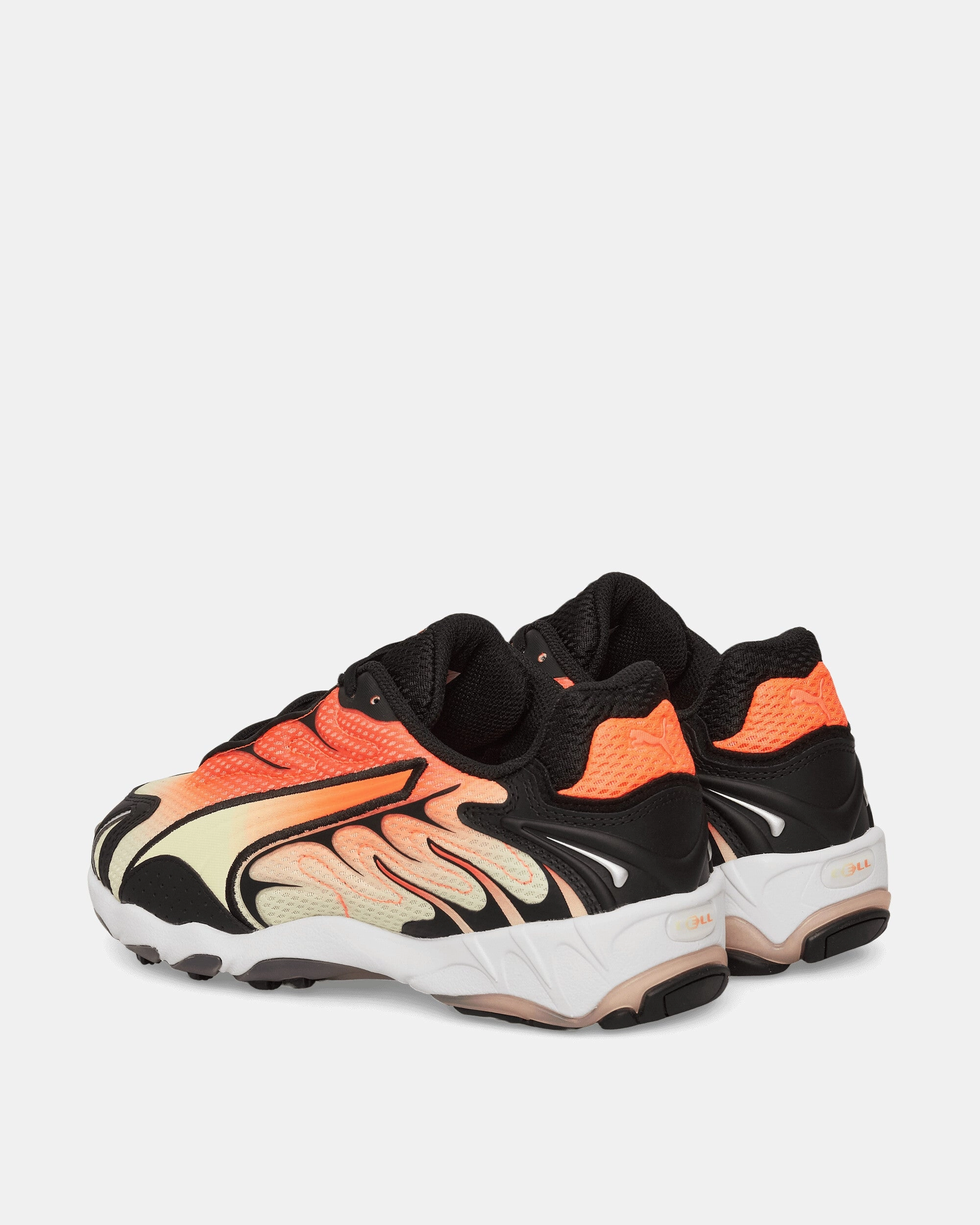 Inhale Sneakers Glowing Red / Black Modern Athletic Shoes