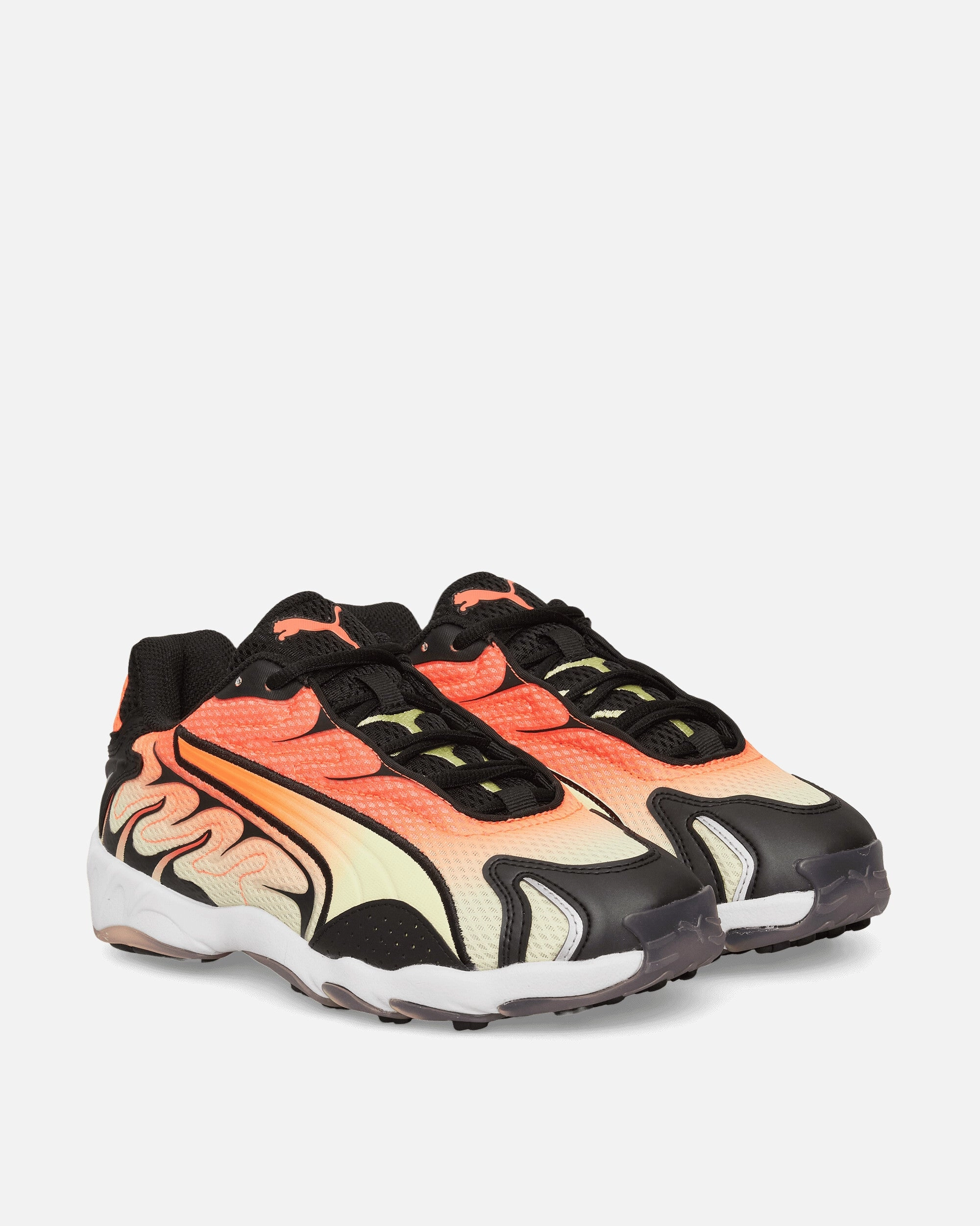 Inhale Sneakers Glowing Red / Black Modern Athletic Shoes
