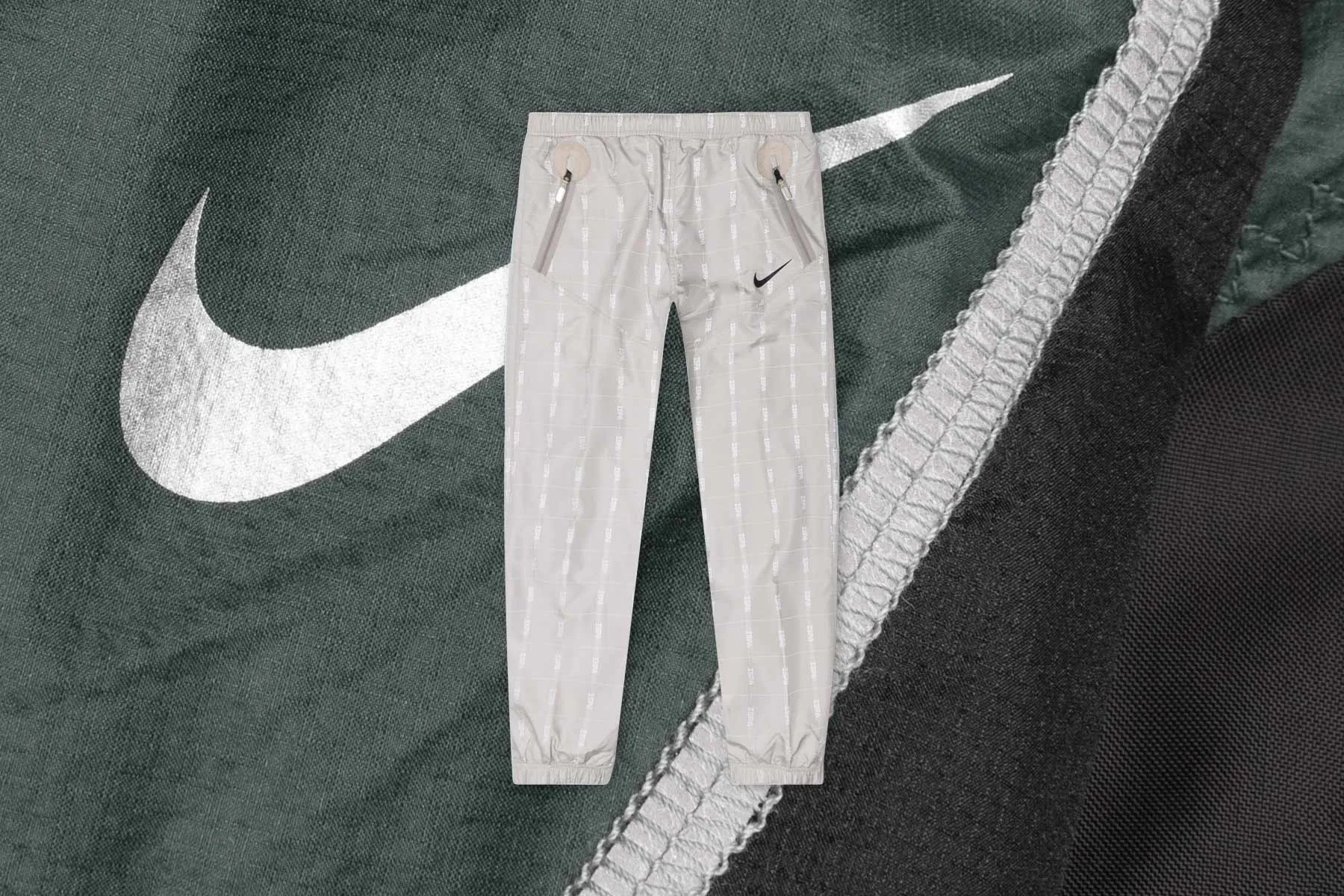 iSPA Pant - College Grey/Dark Grey Nike Cushioned Mesh Sneakers