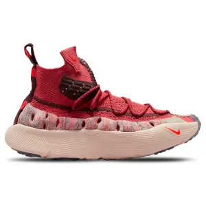 ISPA Sense Flyknit - Adobe/Bright Crimson/Guava Ice Nike lifestyle sneakers with retro vibe