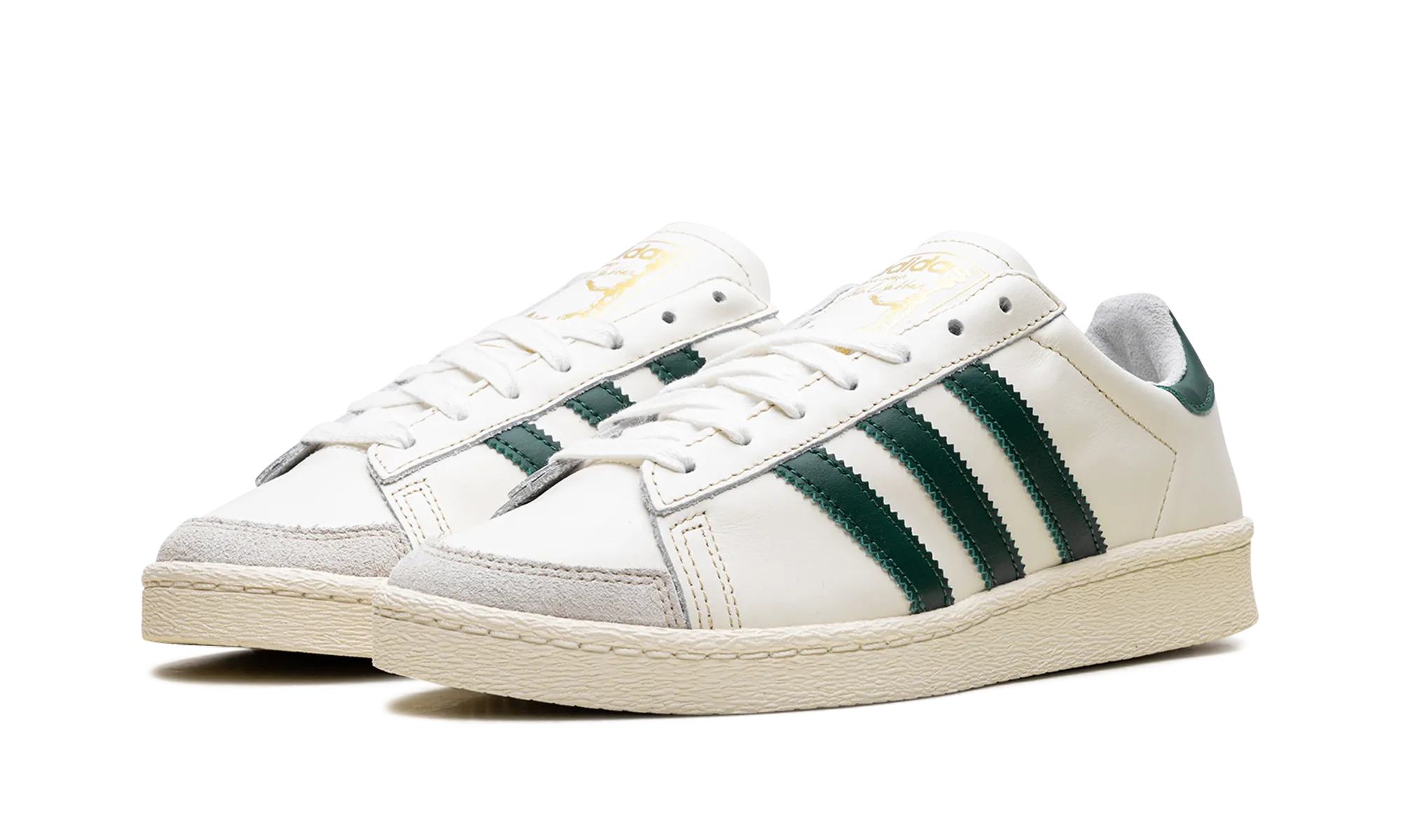 Jabbar Low "Off White Dark Green" adidas lifestyle mens shoes