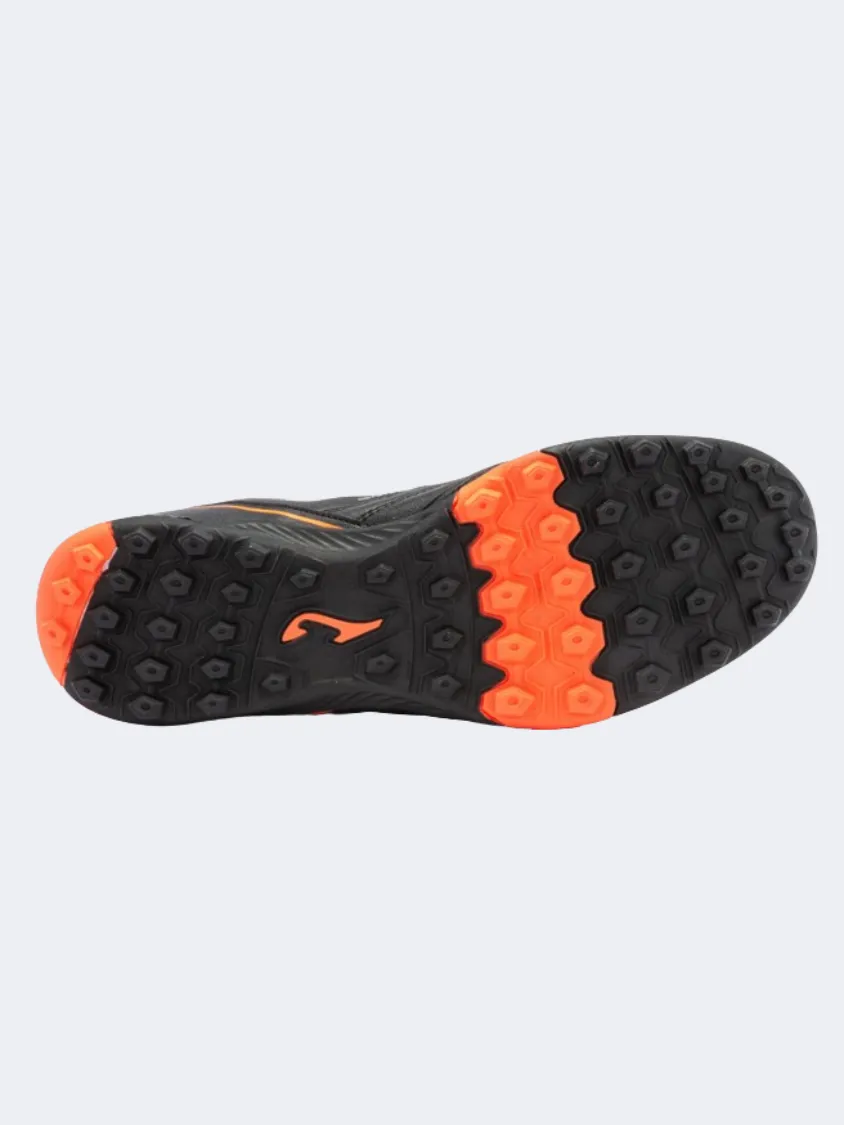 Joma Maxima Men Turf Shoes Black/Orange Mens Casual Everyday Sneakers