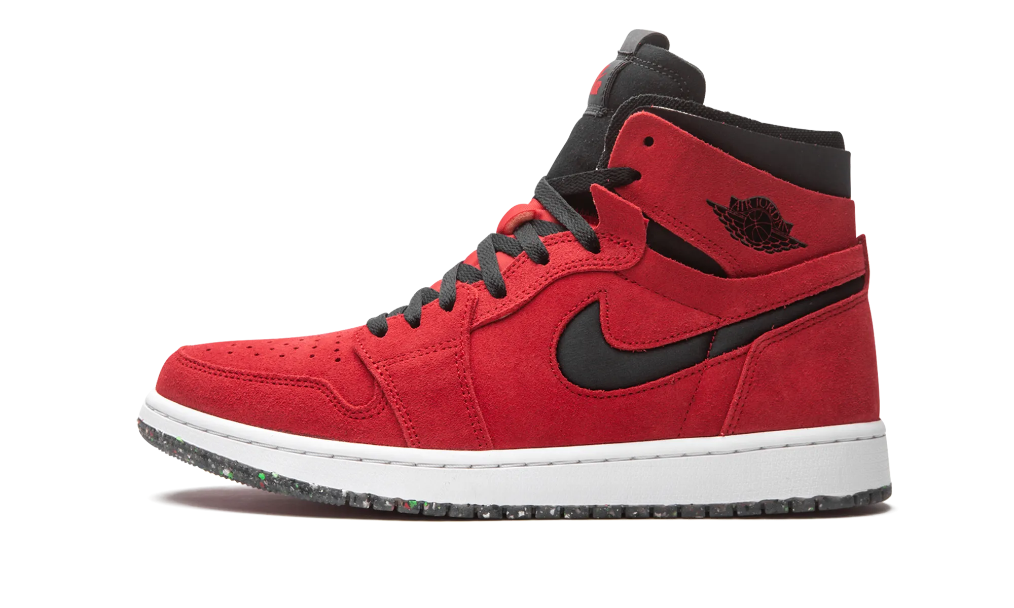 Jordan 1 High Zoom Air CMFT "Red Suede" jordan athletic mens shoes