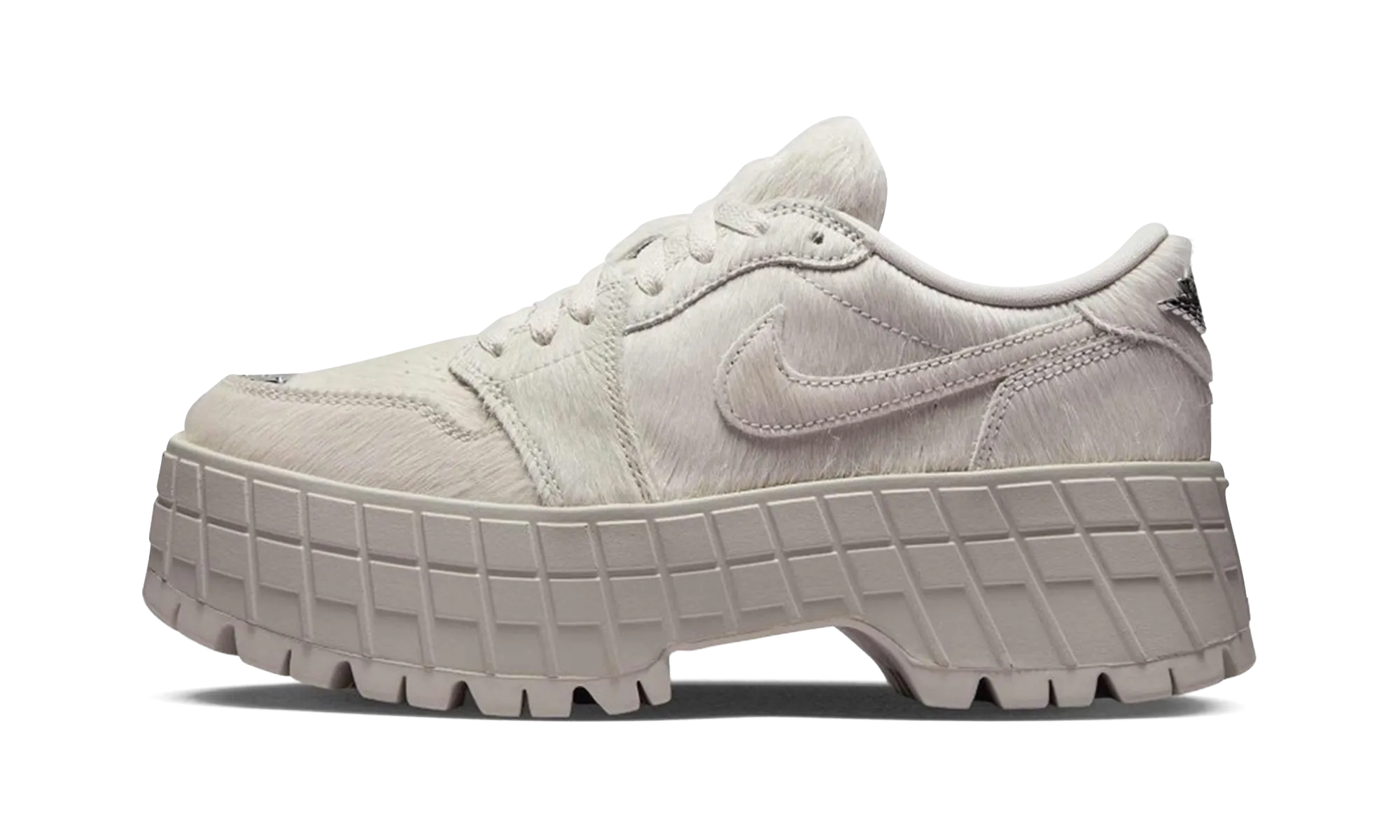 Jordan 1 Low Brooklyn WMNS "Light Bone Metallic Silver" Jordan Women's styles