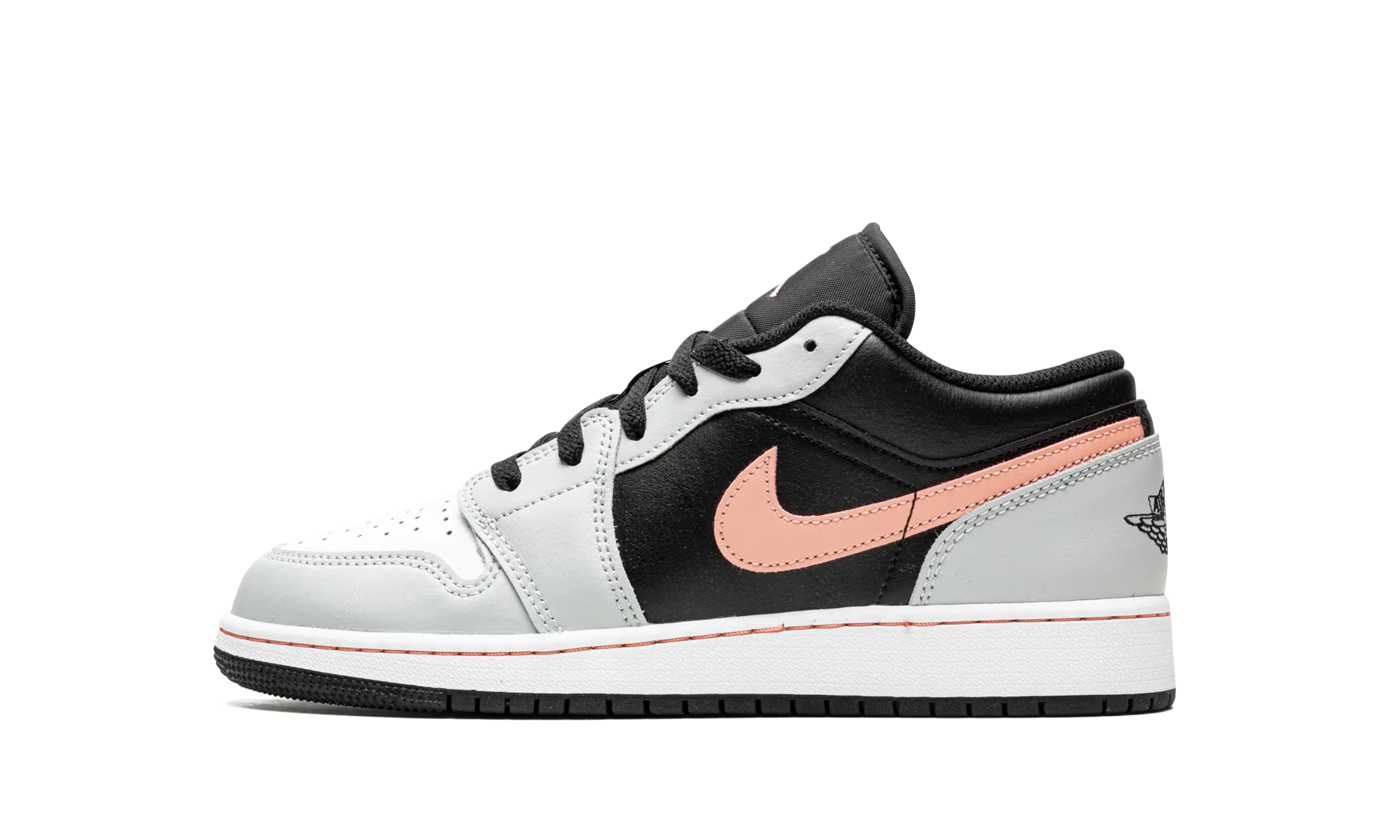 Jordan 1 Low GS "Black Grey Pink" Jordan Grade School styles