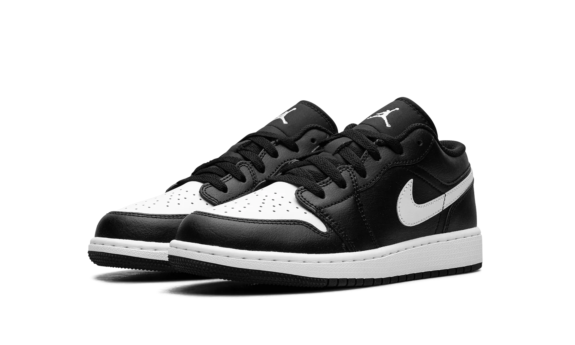 Jordan 1 Low GS "Black Summit White" jordan school kids shoes