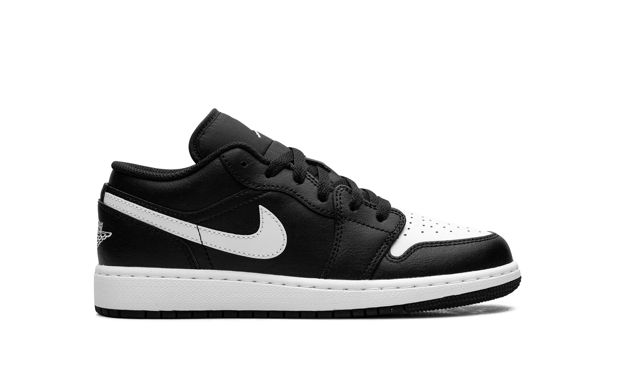 Jordan 1 Low GS "Black Summit White" jordan school kids shoes