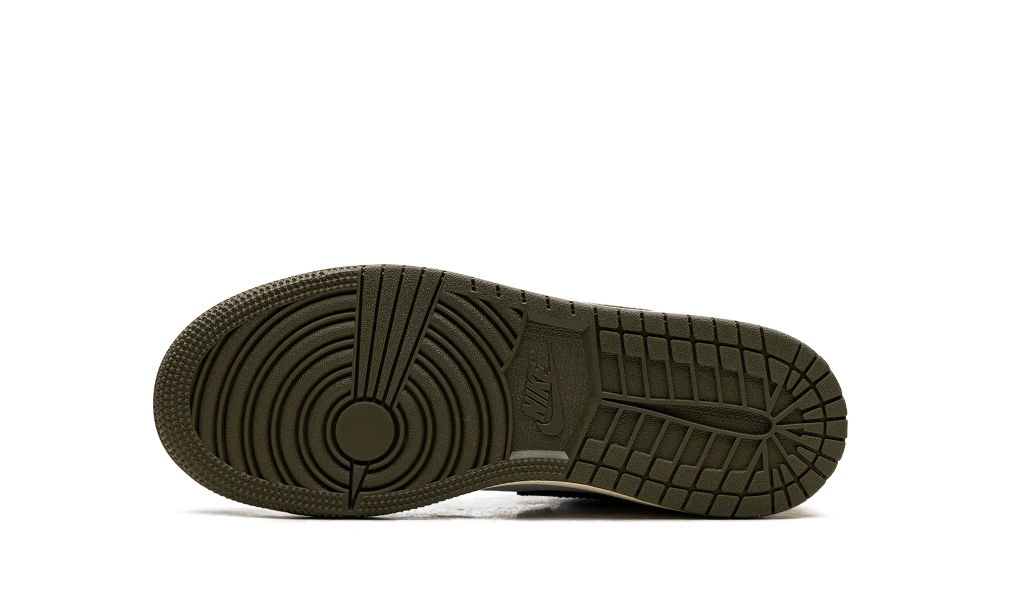 Jordan 1 Low GS "Black Toe Medium Olive" jordan school kids shoes