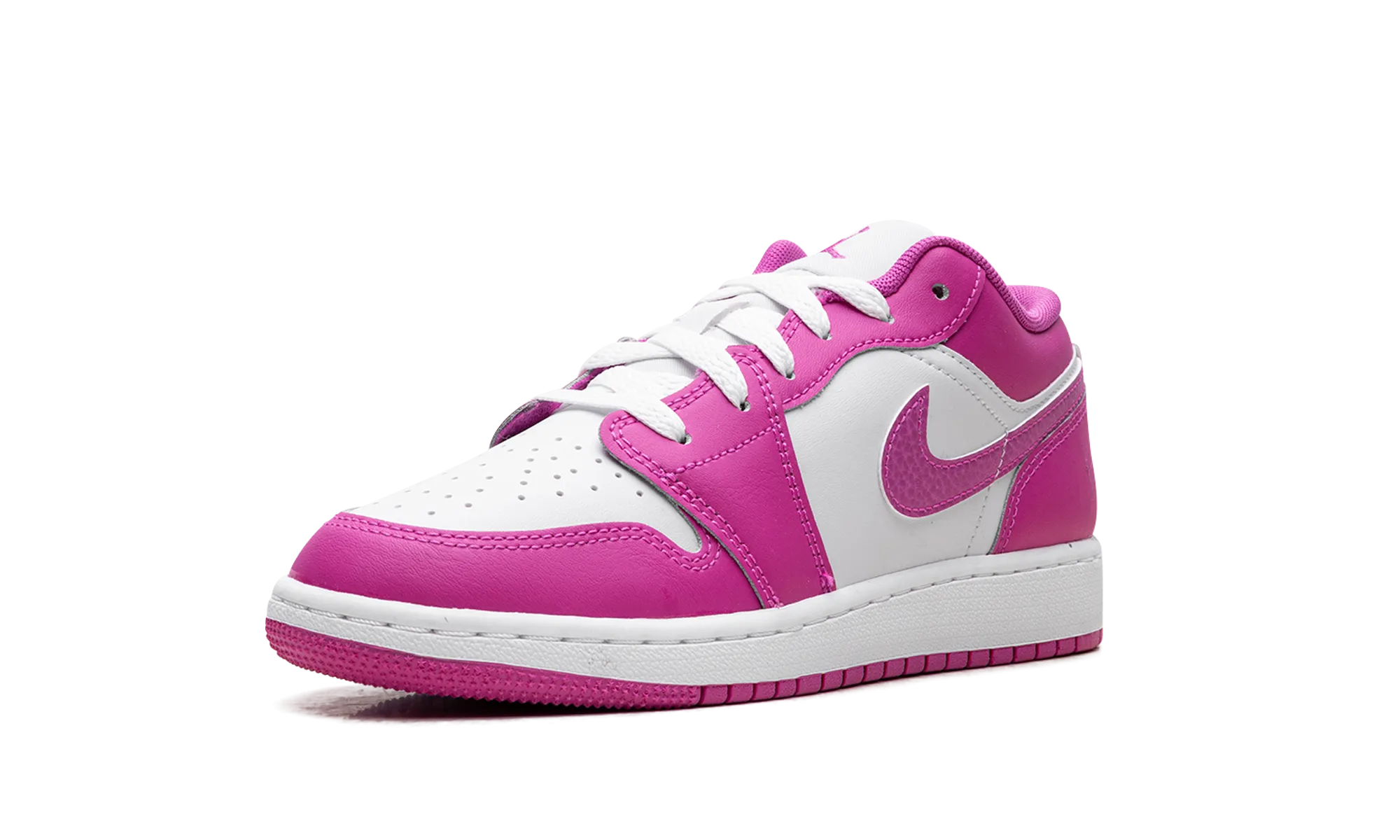 Jordan 1 Low GS "Fire Pink" jordan school kids shoes