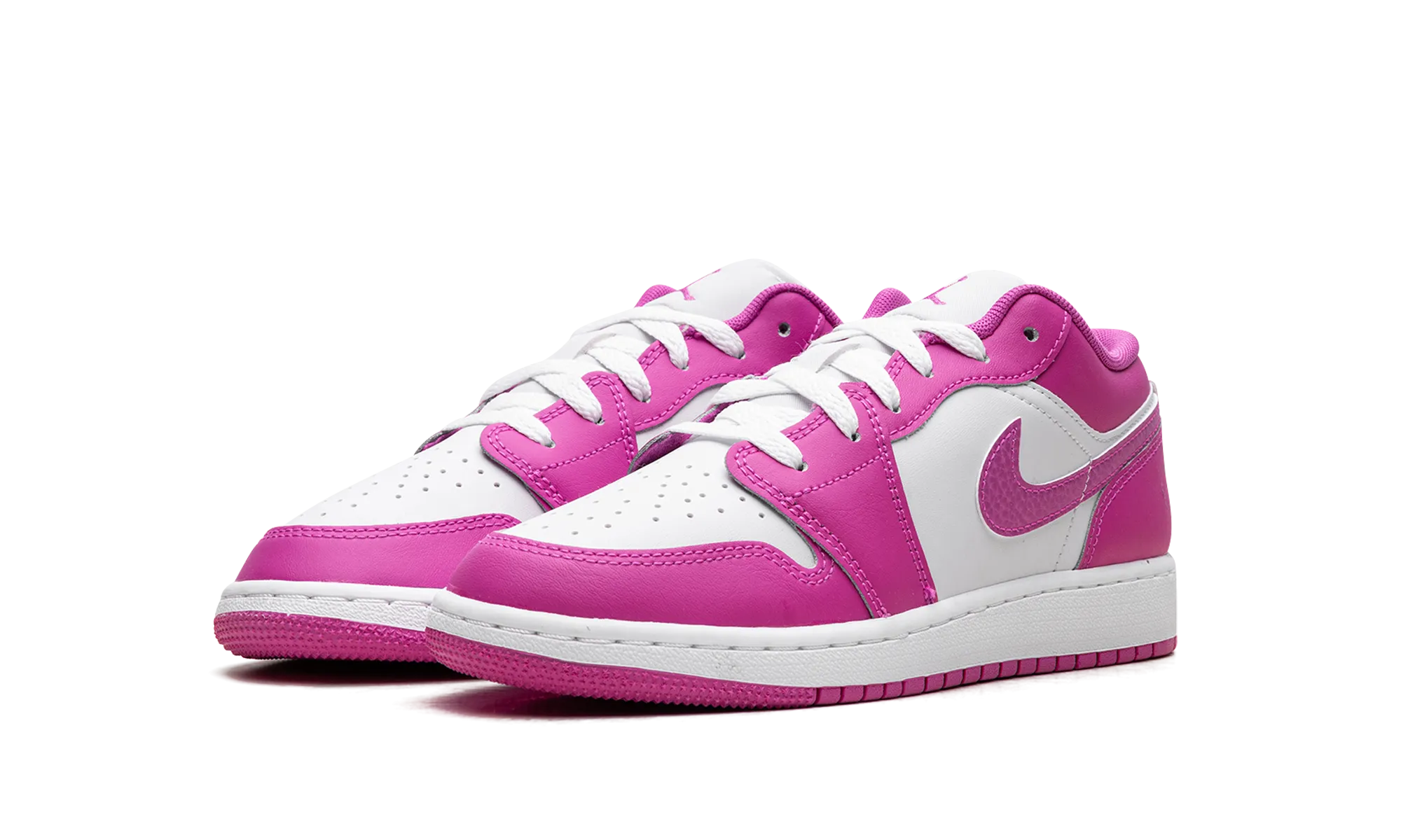 Jordan 1 Low GS "Fire Pink" jordan school kids shoes