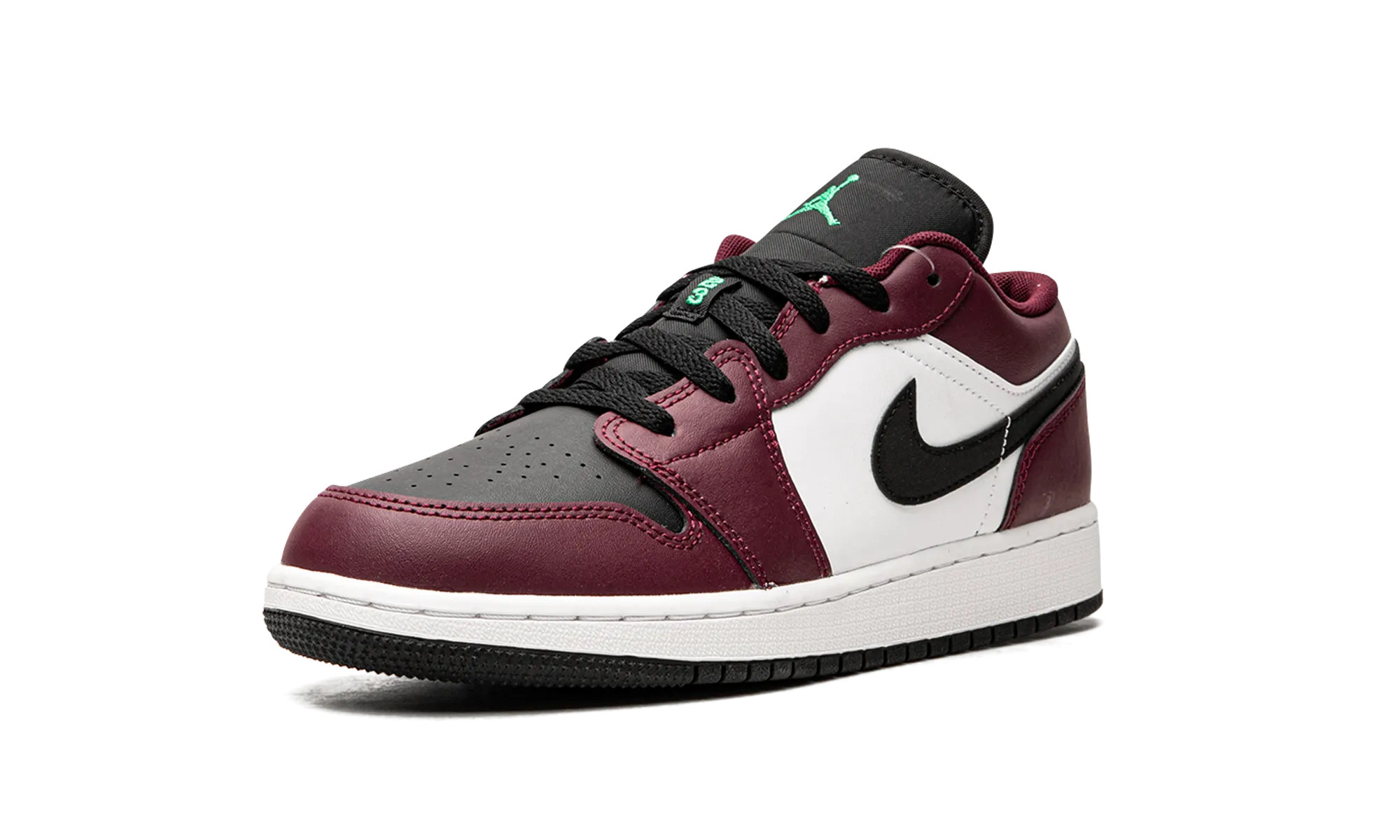 Jordan 1 Low SE GS "Dark Beetroot Roma Green" jordan school kids shoes