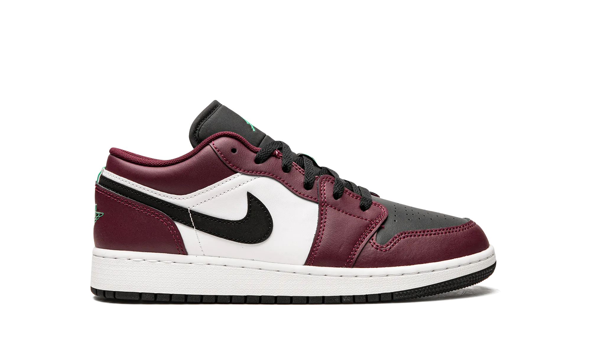 Jordan 1 Low SE GS "Dark Beetroot Roma Green" jordan school kids shoes