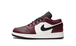 Jordan 1 Low SE GS "Dark Beetroot Roma Green" Jordan Grade School styles