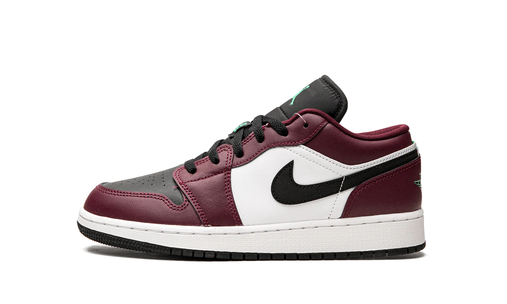 Jordan 1 Low SE GS "Dark Beetroot Roma Green" jordan school kids shoes
