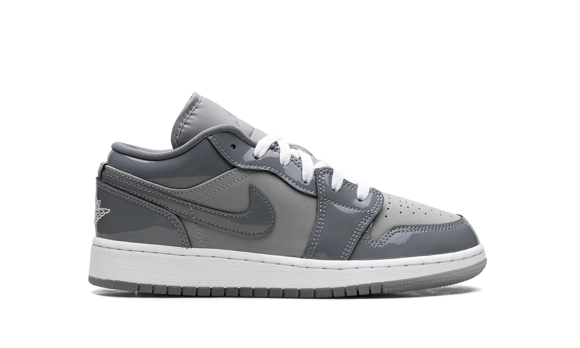 Jordan 1 Low SE GS "Medium Grey Cool Grey White" jordan school kids shoes