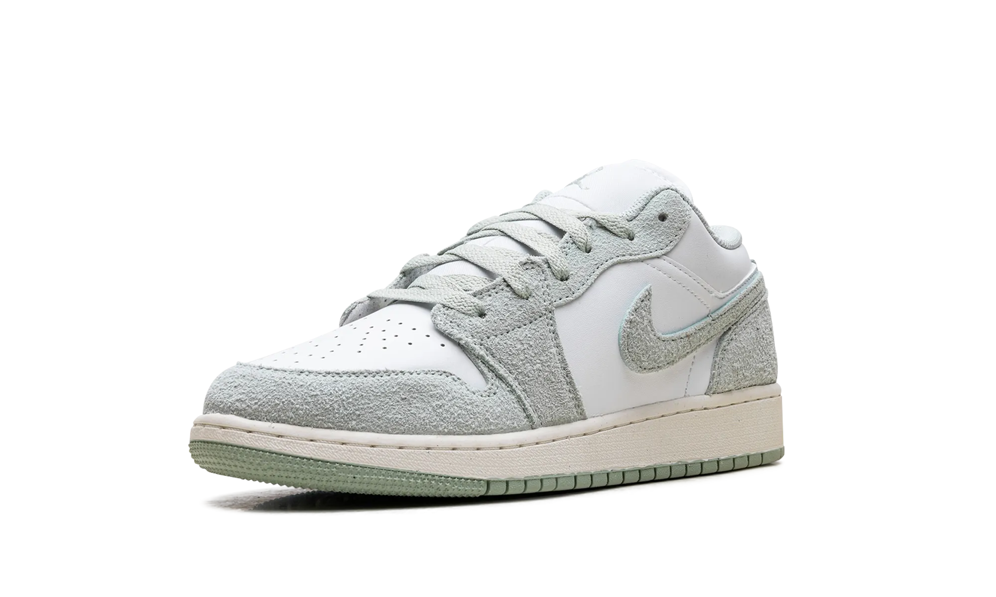 Jordan 1 Low SE GS "White Seafoam" jordan school kids shoes