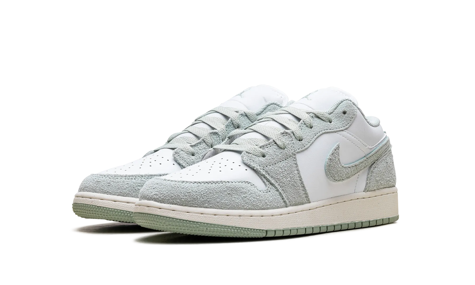 Jordan 1 Low SE GS "White Seafoam" jordan school kids shoes