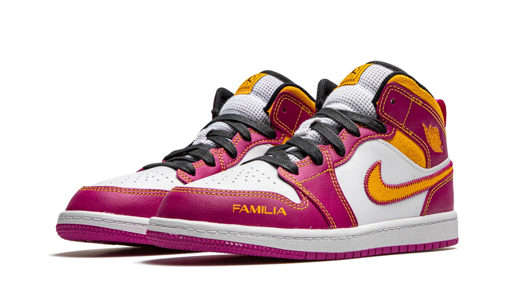 Jordan 1 Mid DOD PS "Day of the Dead" jordan preschool kids shoes