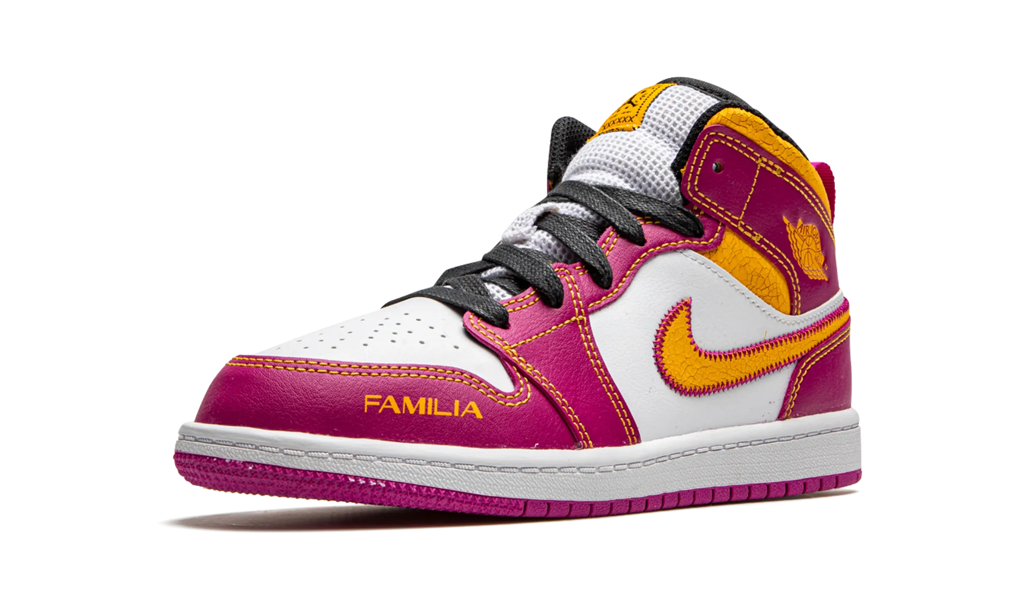 Jordan 1 Mid DOD PS "Day of the Dead" jordan preschool kids shoes