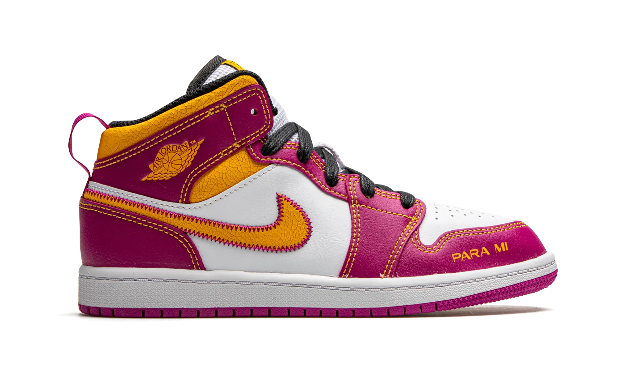 Jordan 1 Mid DOD PS "Day of the Dead" jordan preschool kids shoes