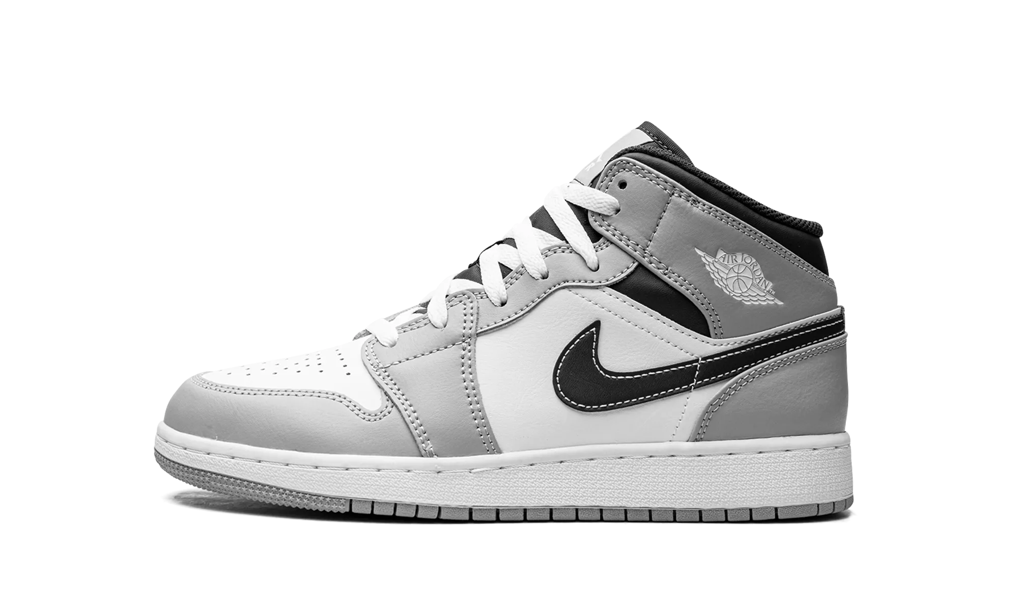 Jordan 1 Mid GS "Light Smoke Grey" Jordan Grade School styles