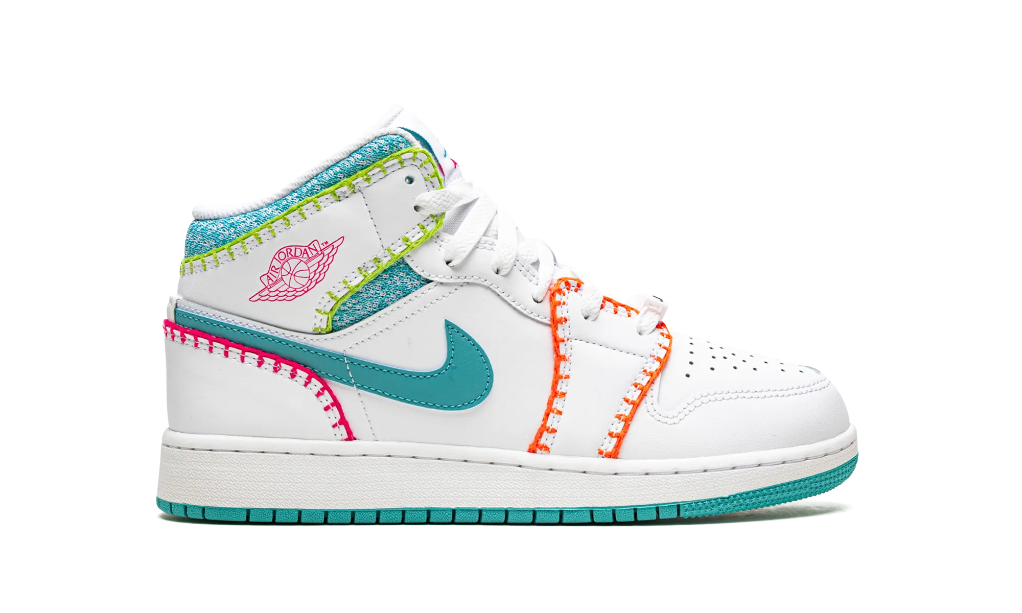 Jordan 1 Mid GS "Multi Knit" jordan school kids shoes