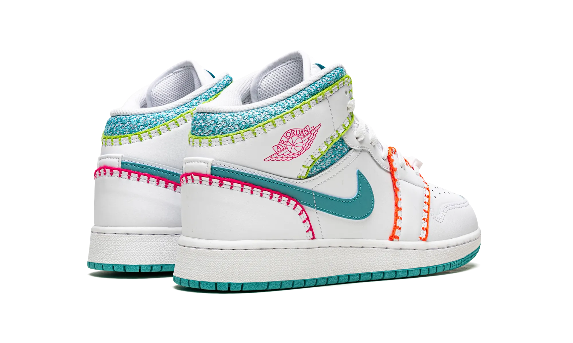 Jordan 1 Mid GS "Multi Knit" jordan school kids shoes
