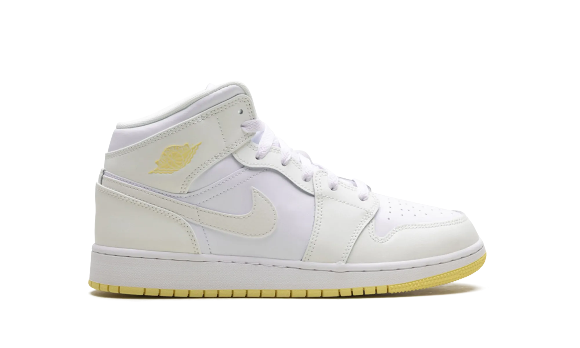 Jordan 1 Mid GS "Sail Light Laser Orange" jordan school kids shoes