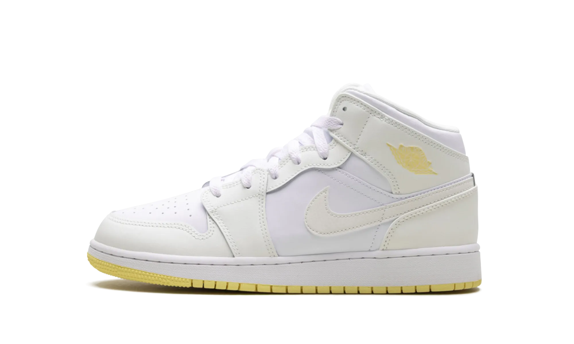 Jordan 1 Mid GS "Sail Light Laser Orange" Jordan Grade School styles