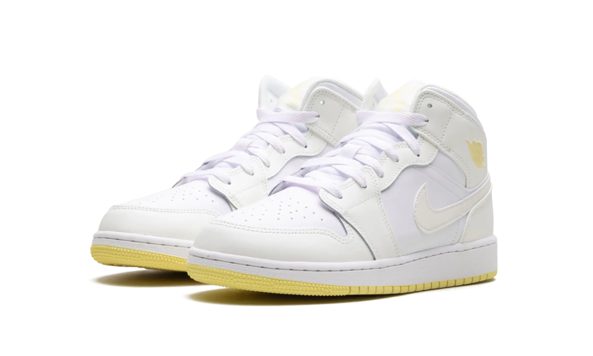 Jordan 1 Mid GS "Sail Light Laser Orange" jordan school kids shoes