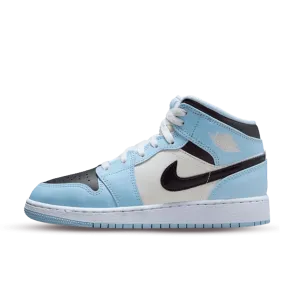 Jordan 1 Mid Ice Blue (GS) Nike sneakers in limited color packs