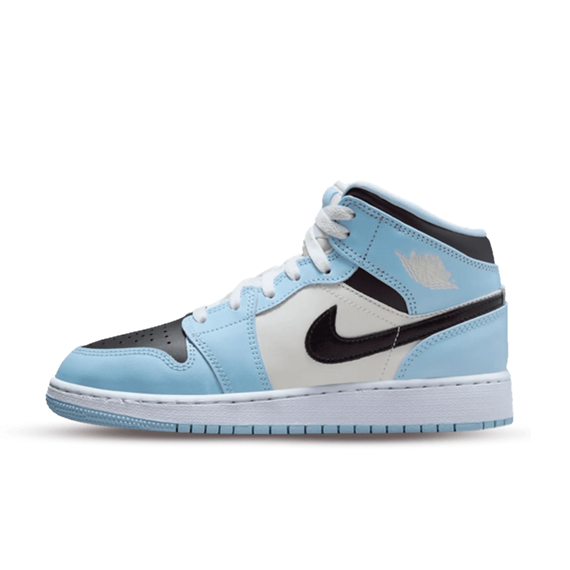 Jordan 1 Mid Ice Blue (GS) Nike sneakers in limited color packs
