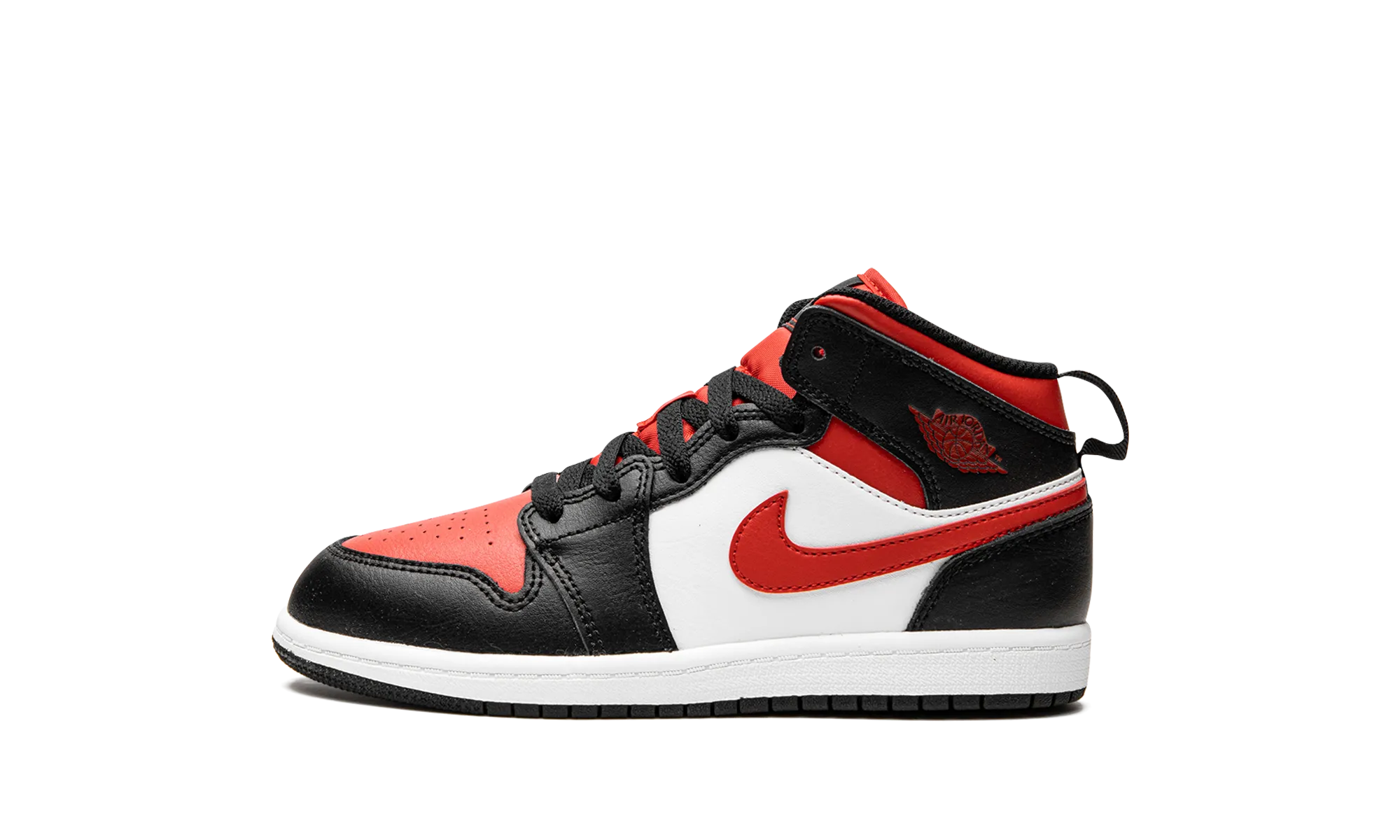 Jordan 1 Mid PS "Alternate Bred Toe" jordan preschool kids shoes
