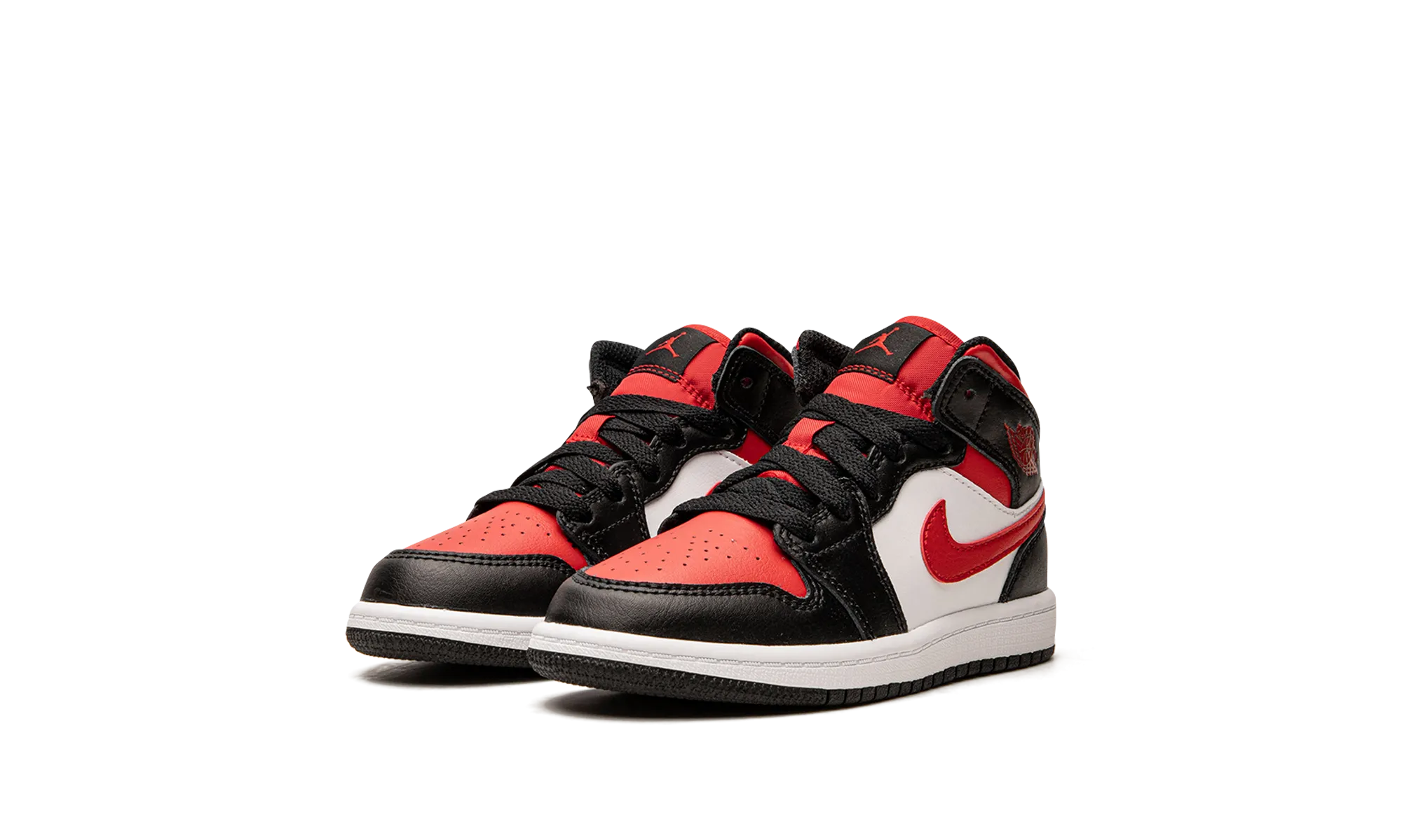 Jordan 1 Mid PS "Alternate Bred Toe" jordan preschool kids shoes