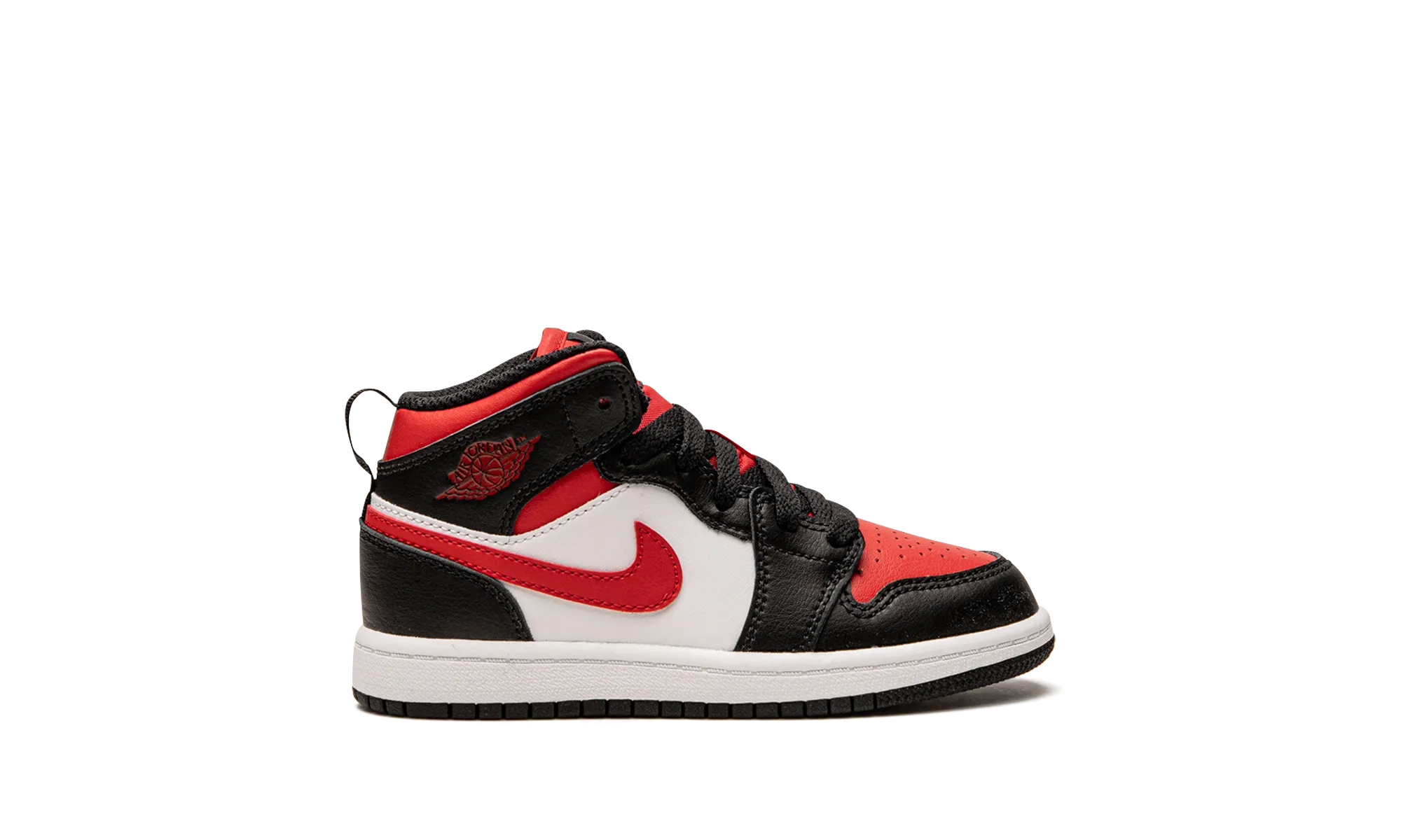 Jordan 1 Mid PS "Alternate Bred Toe" jordan preschool kids shoes