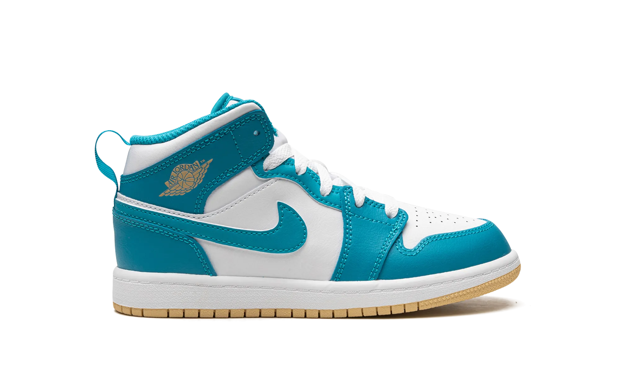 Jordan 1 Mid PS "Aquatone" jordan preschool kids shoes