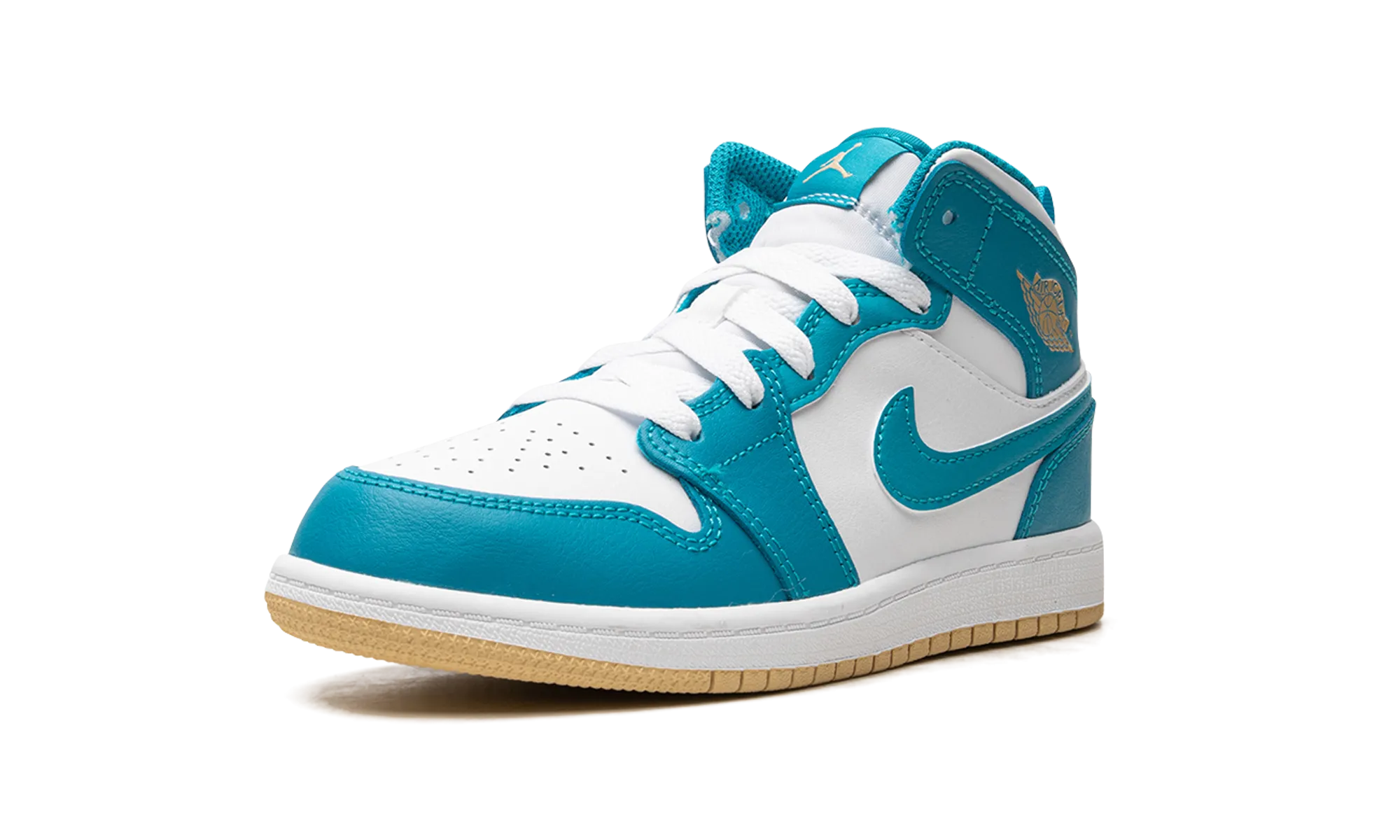 Jordan 1 Mid PS "Aquatone" jordan preschool kids shoes
