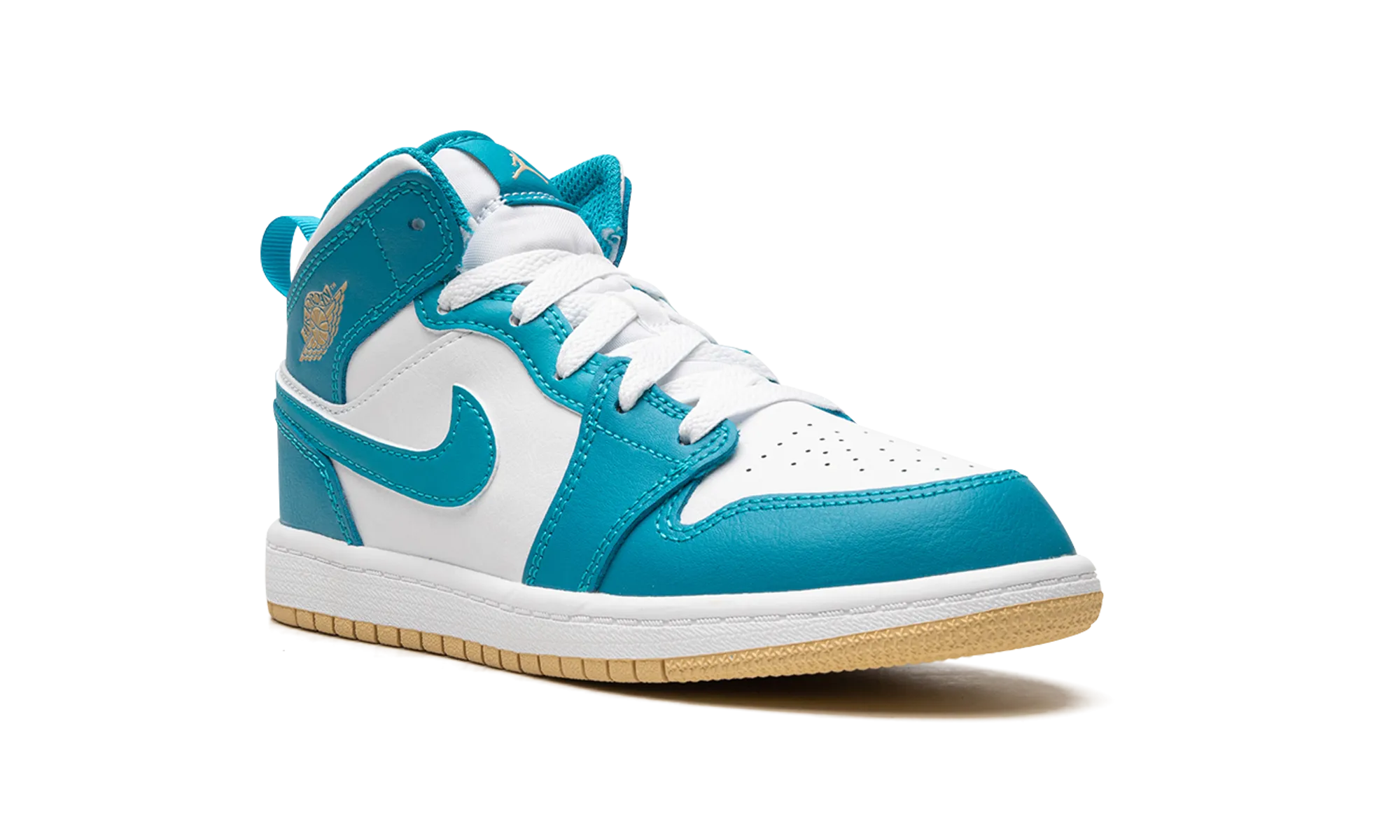 Jordan 1 Mid PS "Aquatone" jordan preschool kids shoes
