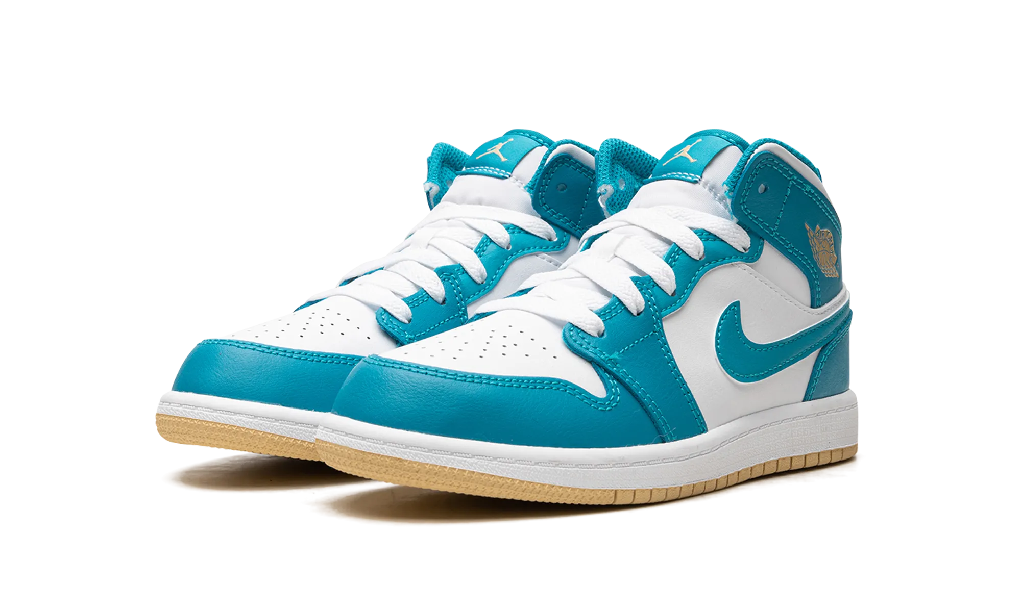 Jordan 1 Mid PS "Aquatone" jordan preschool kids shoes