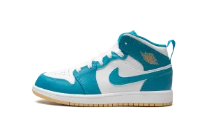Jordan 1 Mid PS "Aquatone" Jordan Pre School shoes