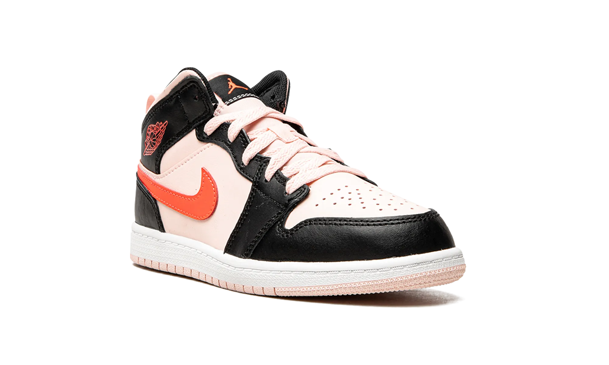 Jordan 1 Mid PS "Atmosphere / Infrared" jordan preschool kids shoes