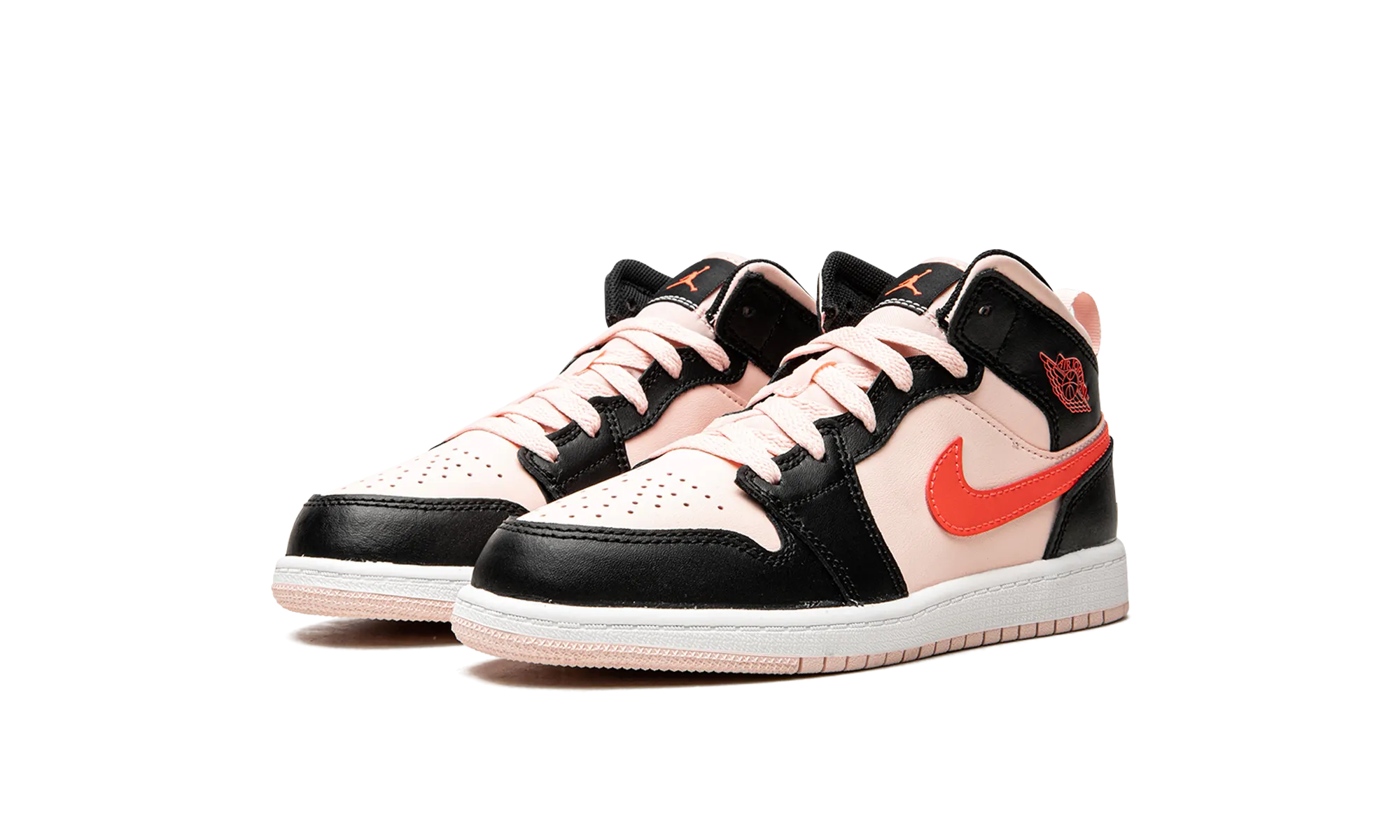 Jordan 1 Mid PS "Atmosphere / Infrared" jordan preschool kids shoes