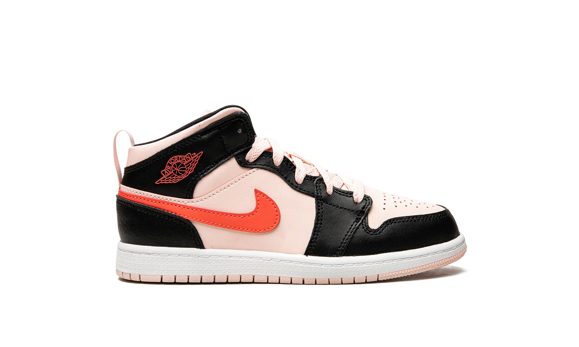 Jordan 1 Mid PS "Atmosphere / Infrared" jordan preschool kids shoes
