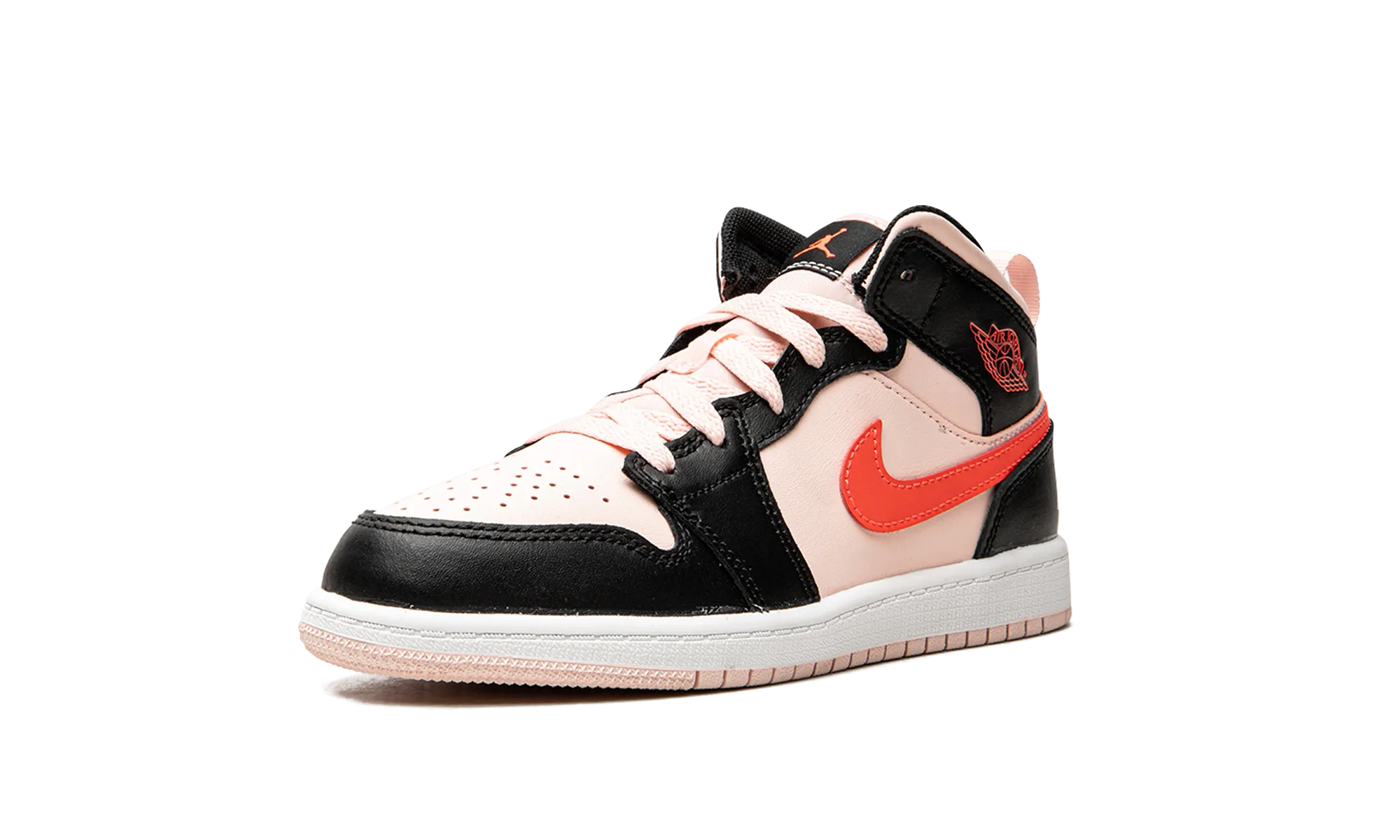 Jordan 1 Mid PS "Atmosphere / Infrared" jordan preschool kids shoes