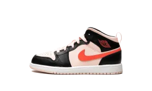 Jordan 1 Mid PS "Atmosphere / Infrared" Jordan Pre School shoes